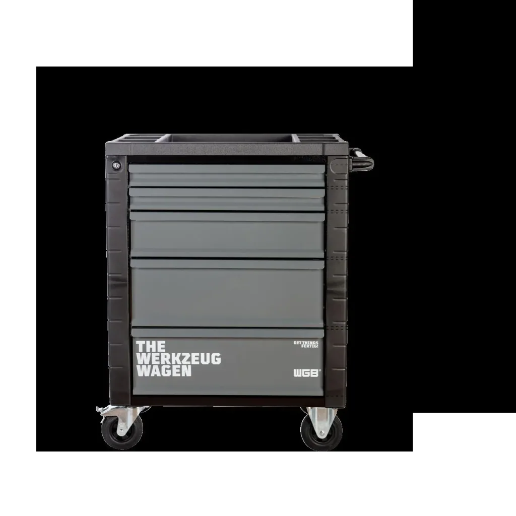 Workshop trolley - 5 drawers, EMPTY