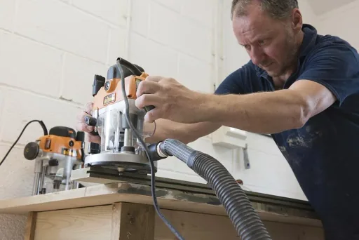 Precision router MOF001 with dual function, 1400 watts
