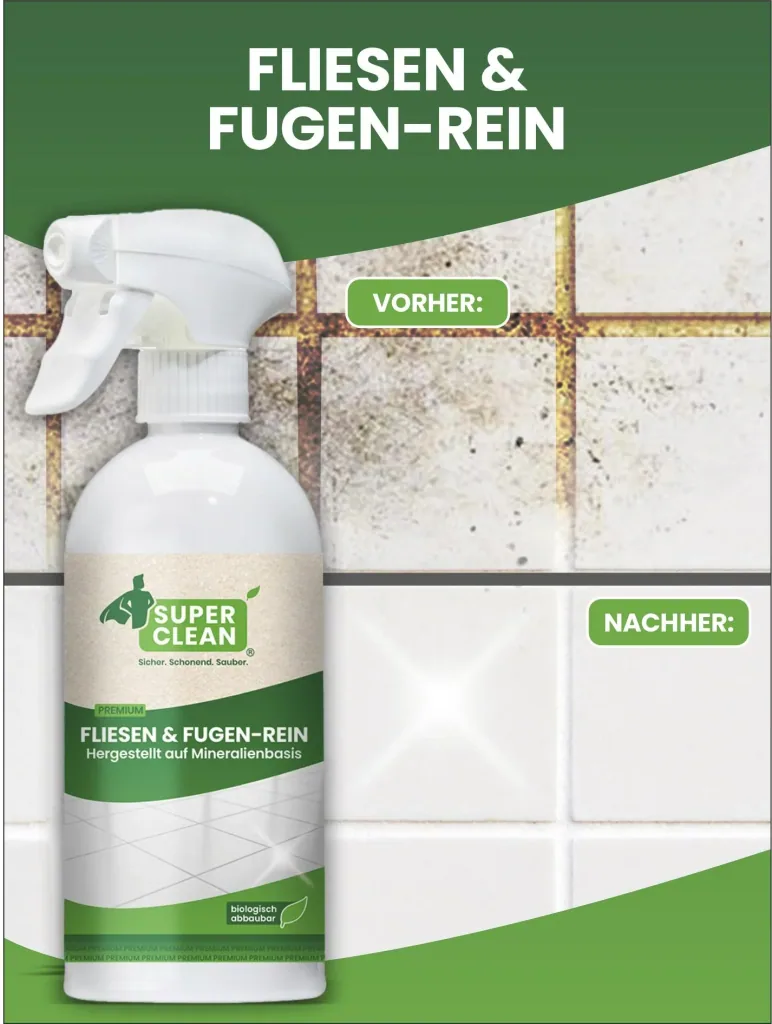 Tile & Grout Cleaner 500 ml - Strong mineral-based bathroom and kitchen cleaner