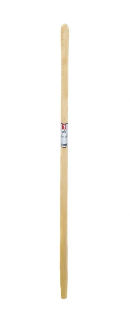 Replacement handle, beech long handle 120 cm, straight, raw, ground, with cone, for Sieger shovels and spades ice scrapers