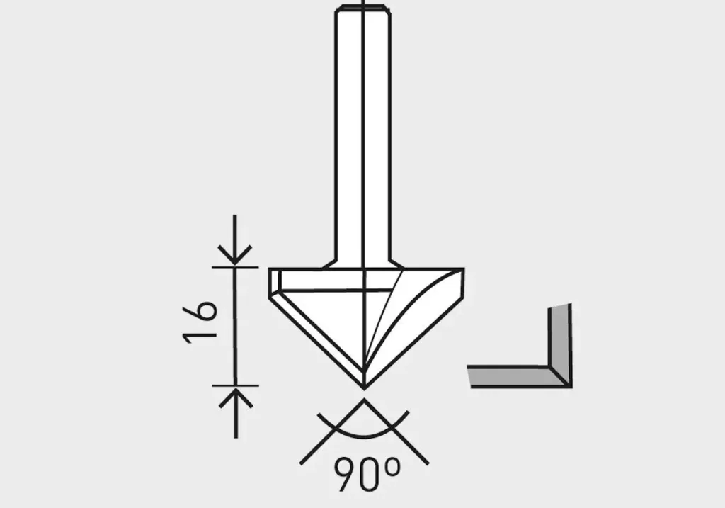 Plasterboard cutter HW D32 / 90 Degree