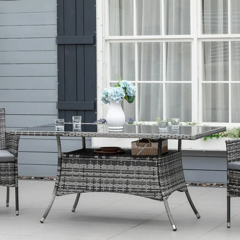 Garden table Glass table Dining table Gar