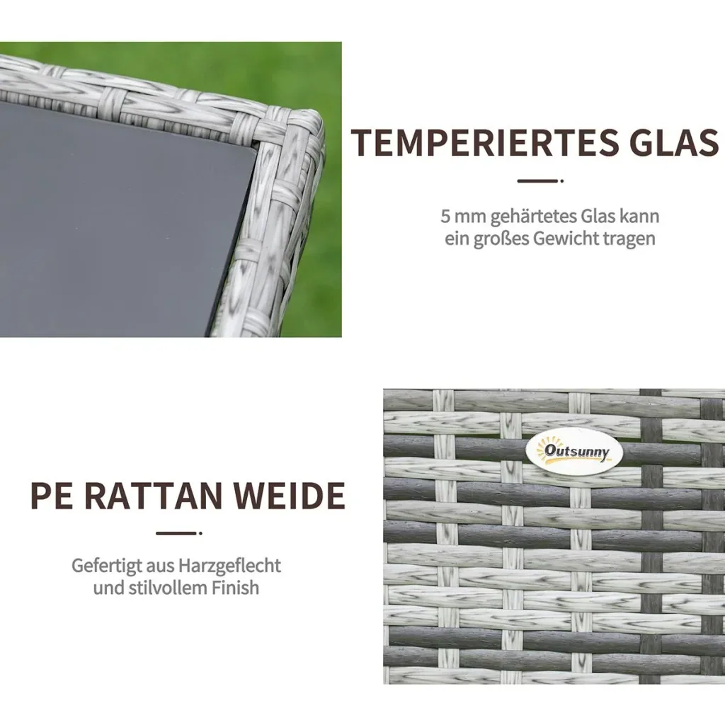 Garden table Glass table Dining table Gar