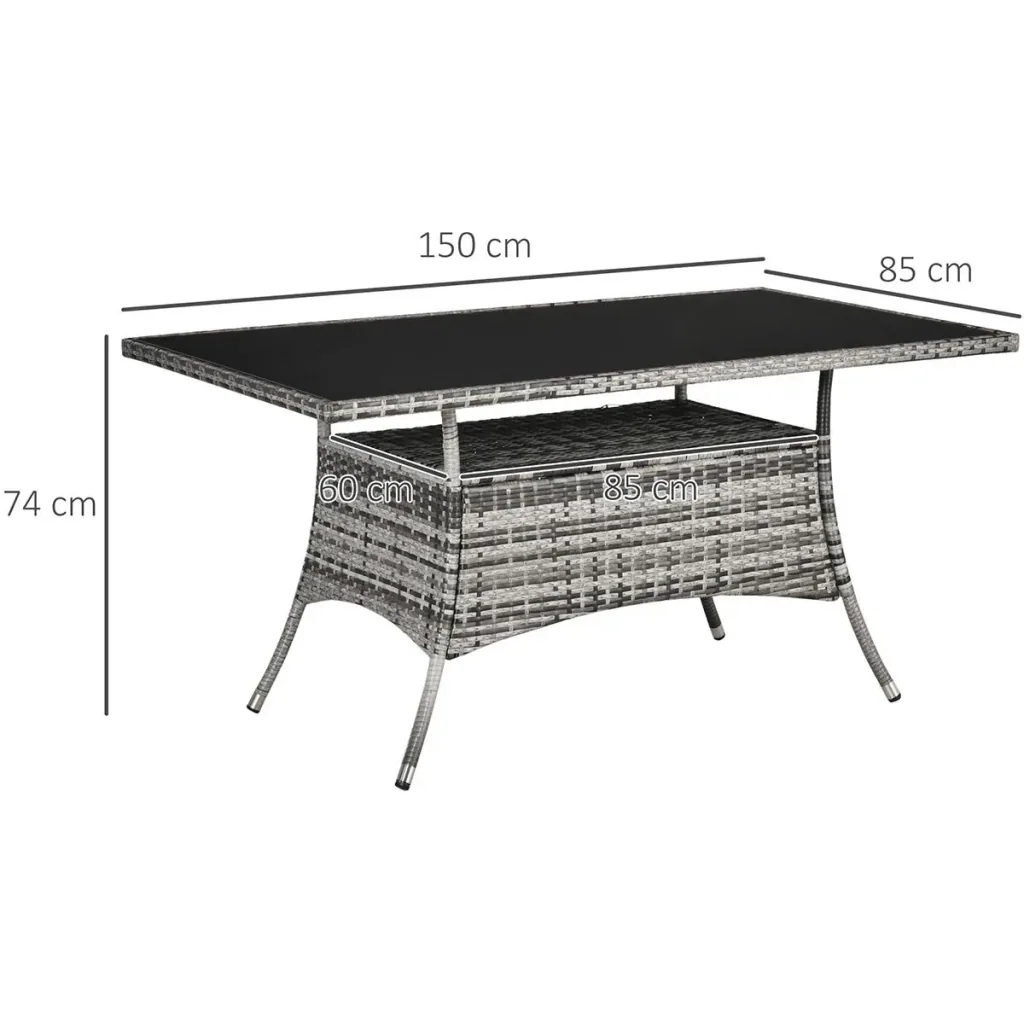 Garden table Glass table Dining table Gar