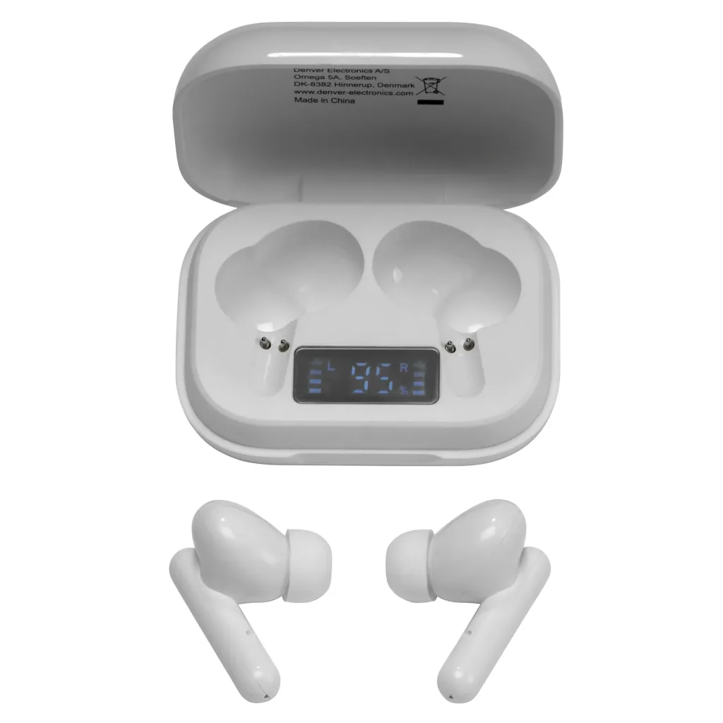 Bluetooth earphones completely wireless with microphone and charging case