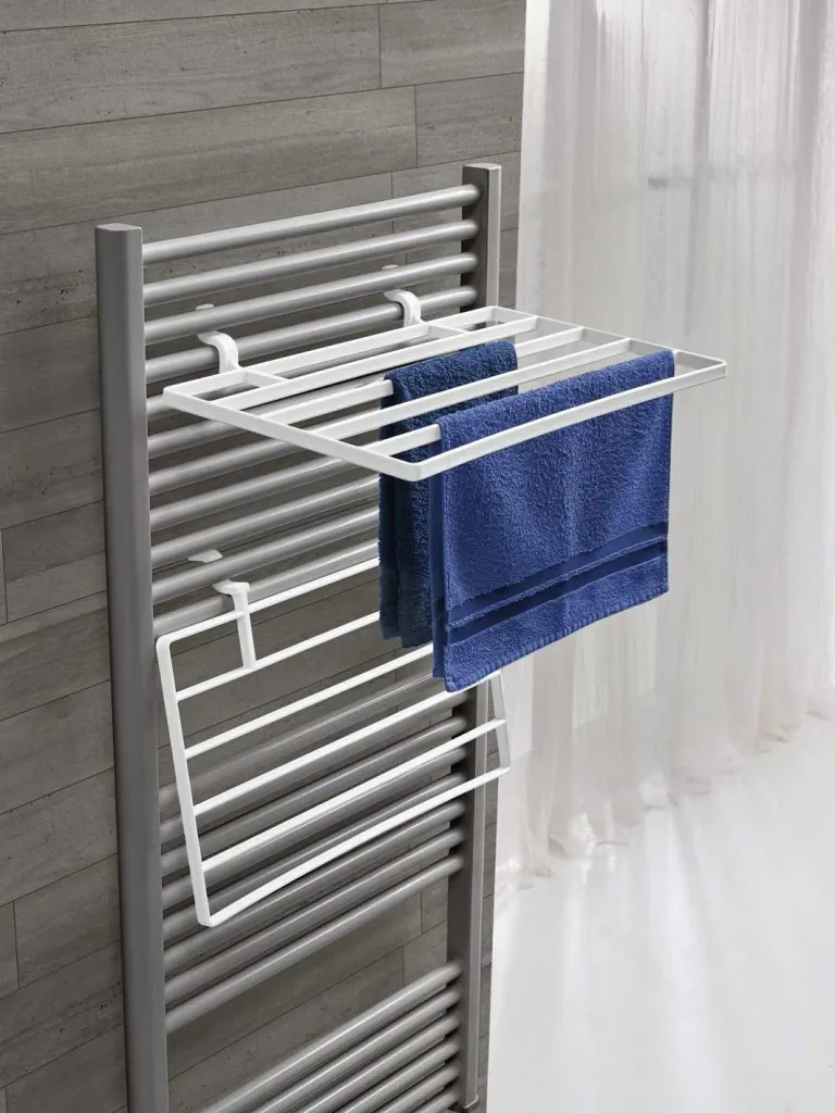 Round radiator tumble dryer