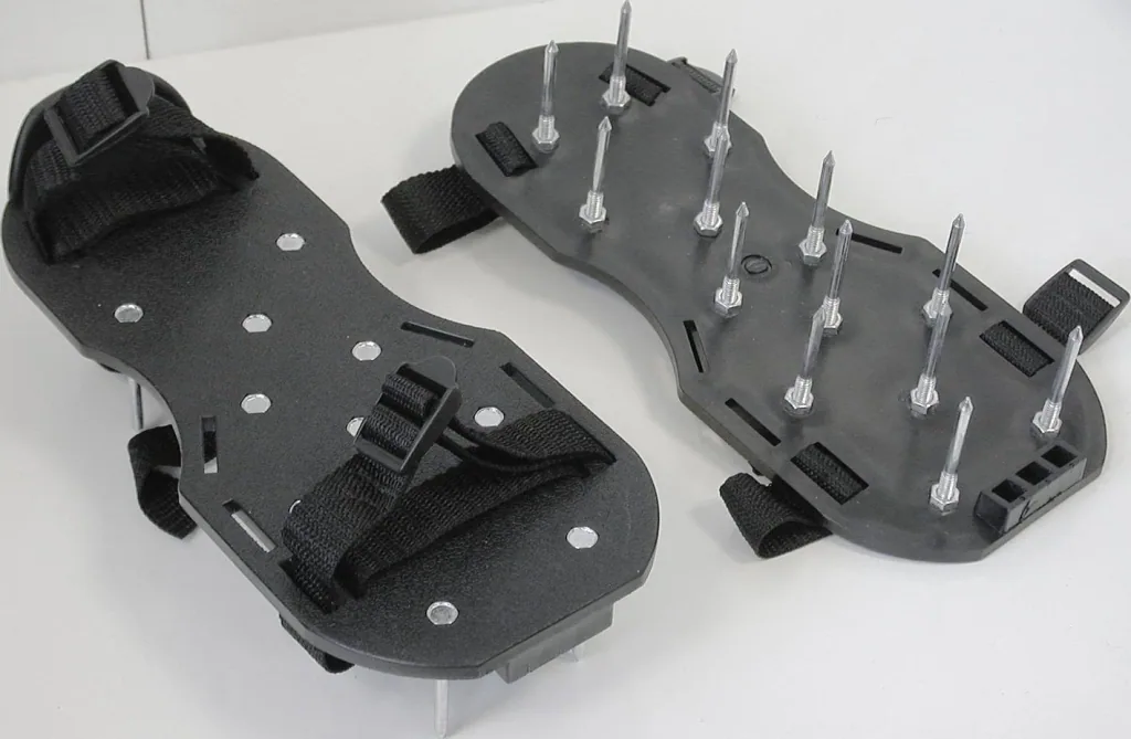 Nail shoes, professional, 2 pieces, black