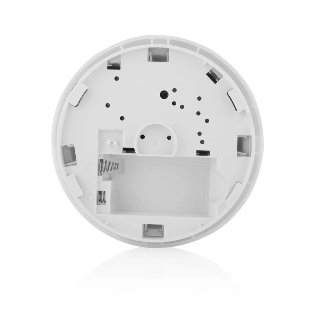 Smoke detector with replaceable 1-year battery, 85dB