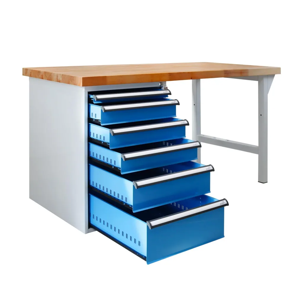 Workbench with drawer box 6 SL 1500