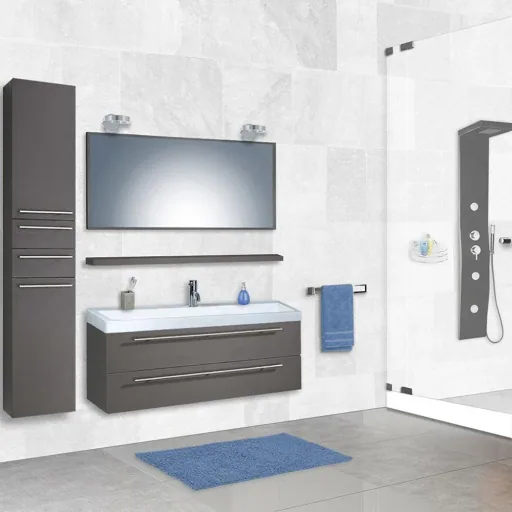 Bathroom furniture Force 125 cm - Anthracite