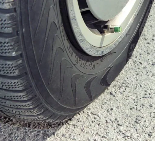 Tire pressure check