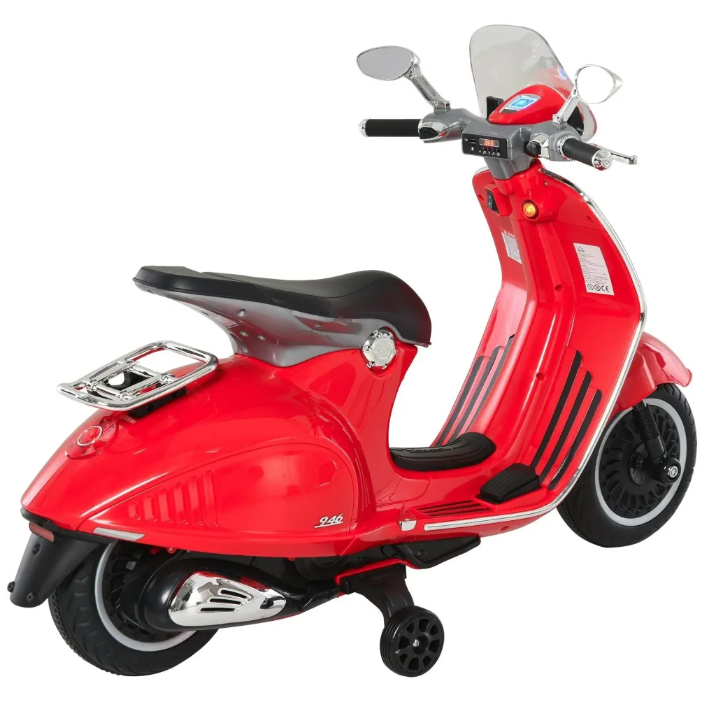 Toy children's motorcycle, red