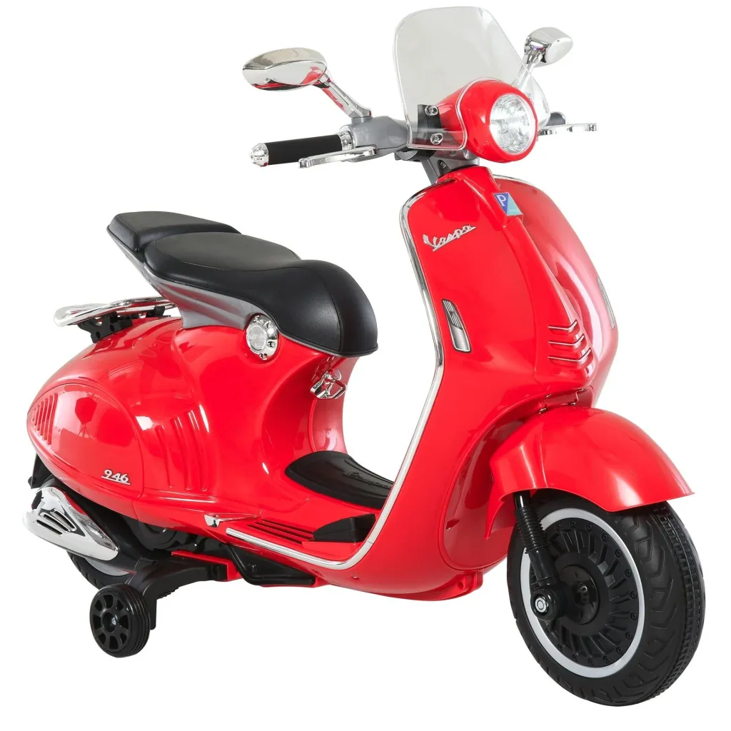 Toy children's motorcycle, red