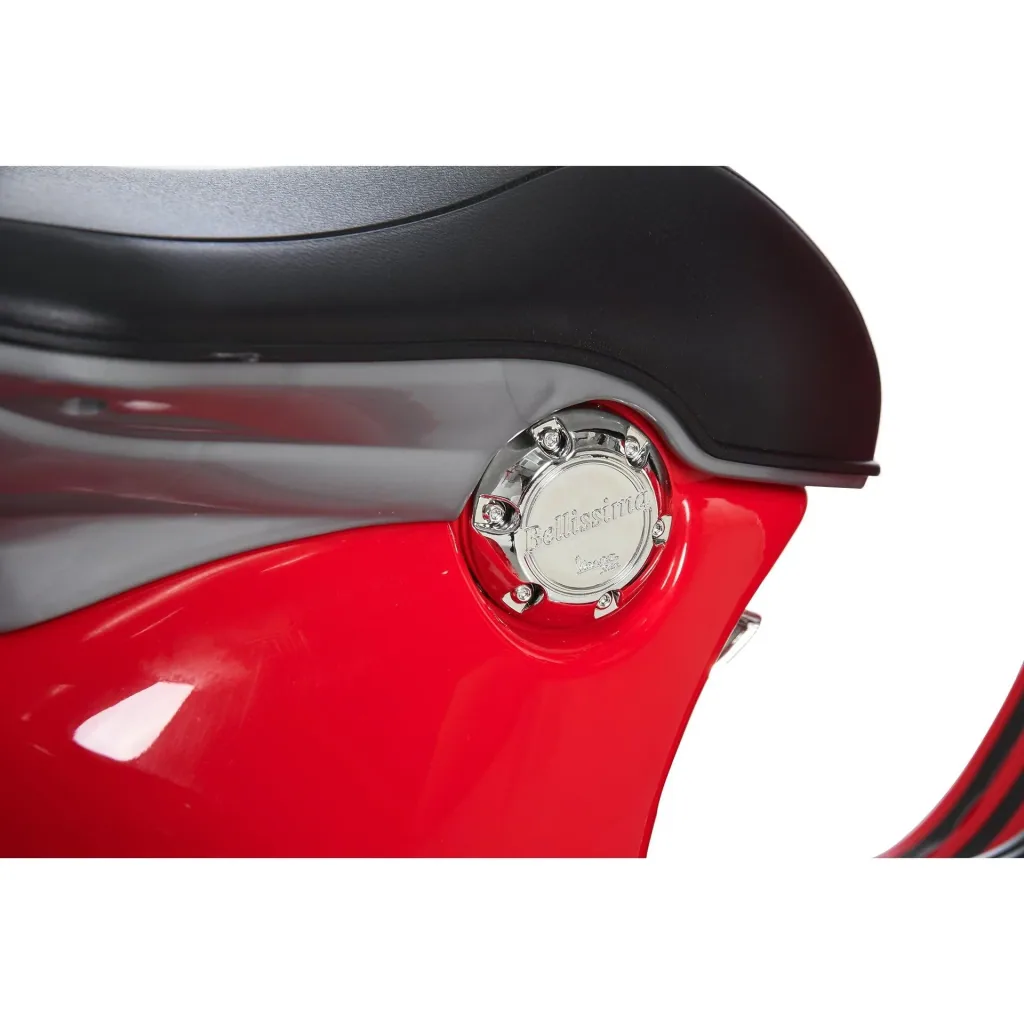 Toy children's motorcycle, red