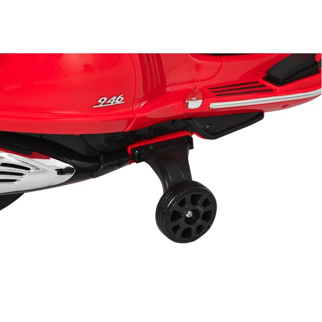 Toy children's motorcycle, red