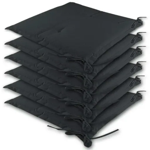Seat cushions - 6 pieces - anthracite