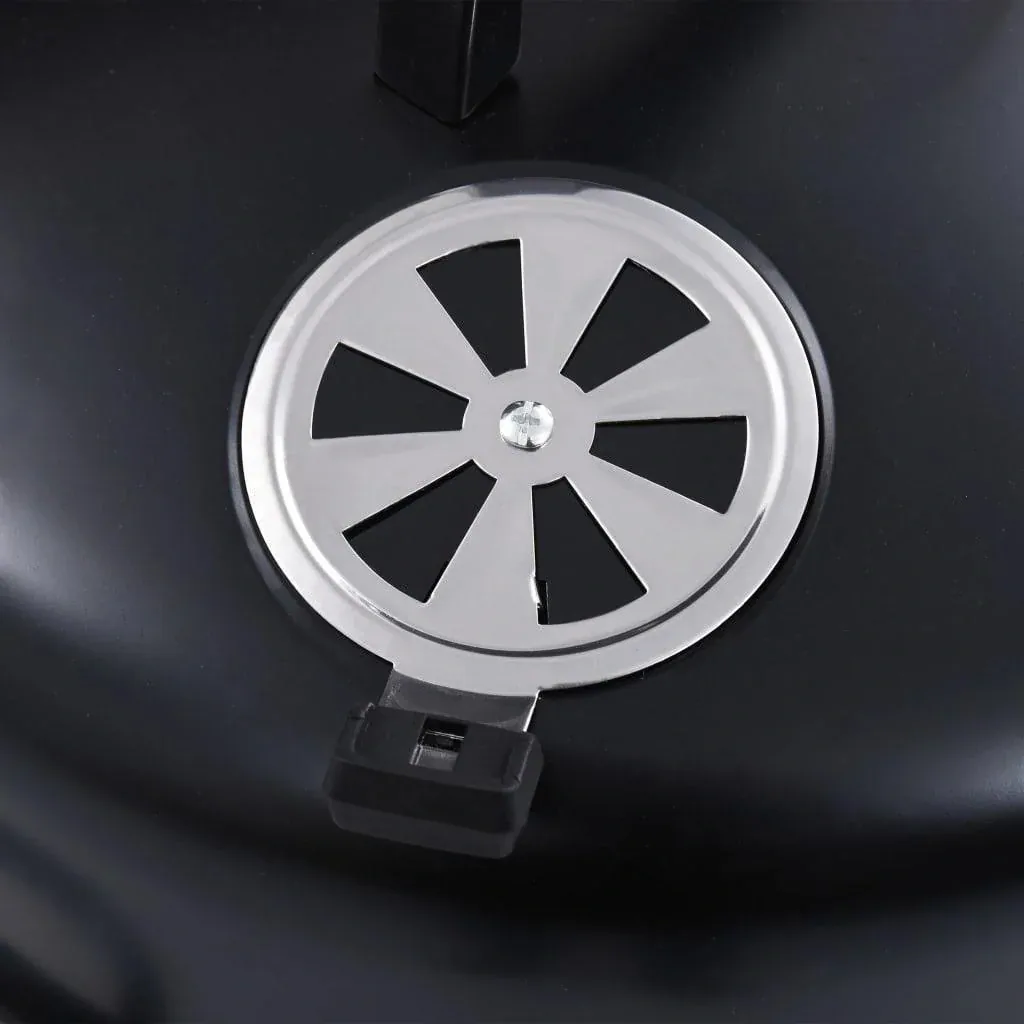 3-in-1 charcoal smoker grill 40x80 cm