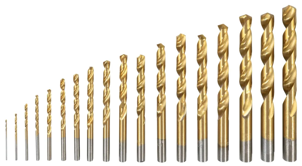 Titanium HSS twist drill assortment 170 pieces