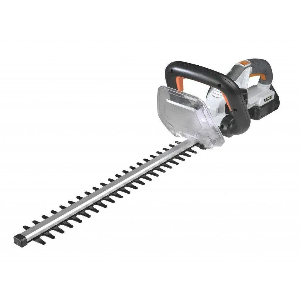 Hedge trimmer performance package | with 5.0 battery, 4.0 charger and foldable garden waste bag