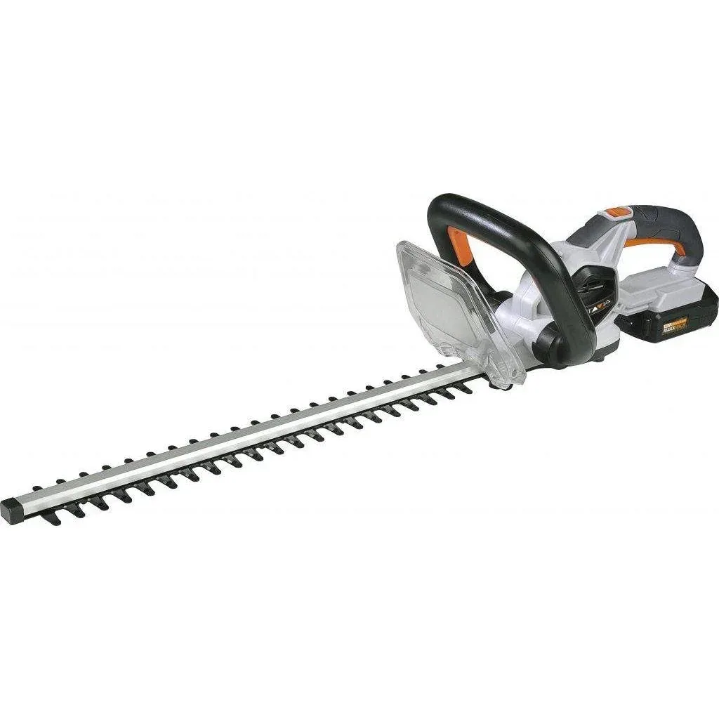 Hedge trimmer performance package | with 5.0 battery, 4.0 charger and foldable garden waste bag