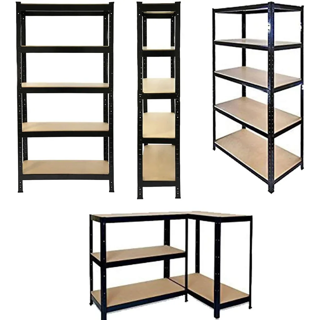 Storage rack / shelving unit Strong 175 black - 875 kg load capacity - 176x90x45 cm