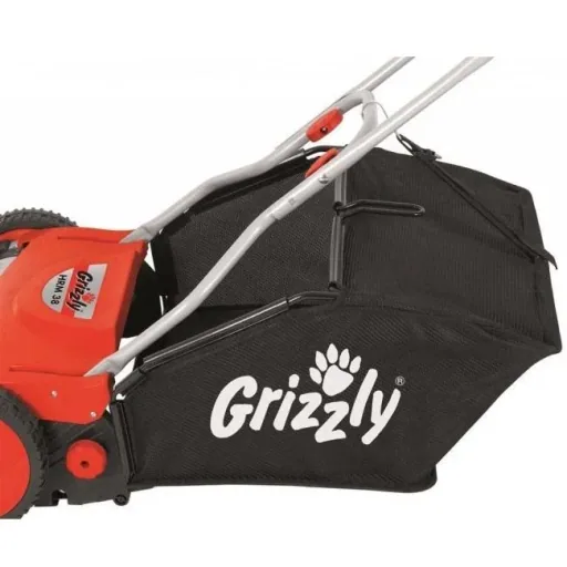 Hand push lawn mower with 40L grass catcher - 38cm cutting width - HRM38