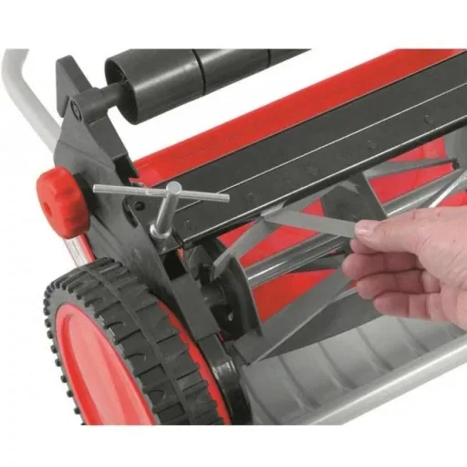 Hand push lawn mower with 40L grass catcher - 38cm cutting width - HRM38