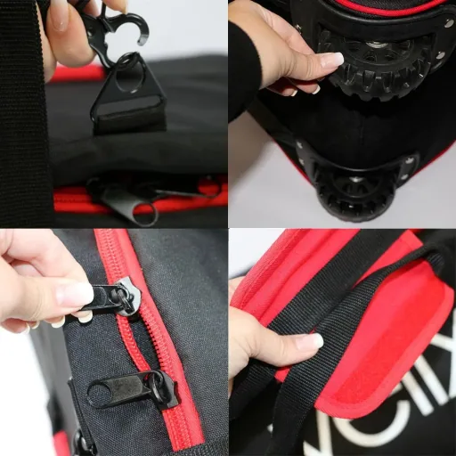 Carrying bag with wheels for e-scooters, waterproof, 120 x 50 x 50 cm