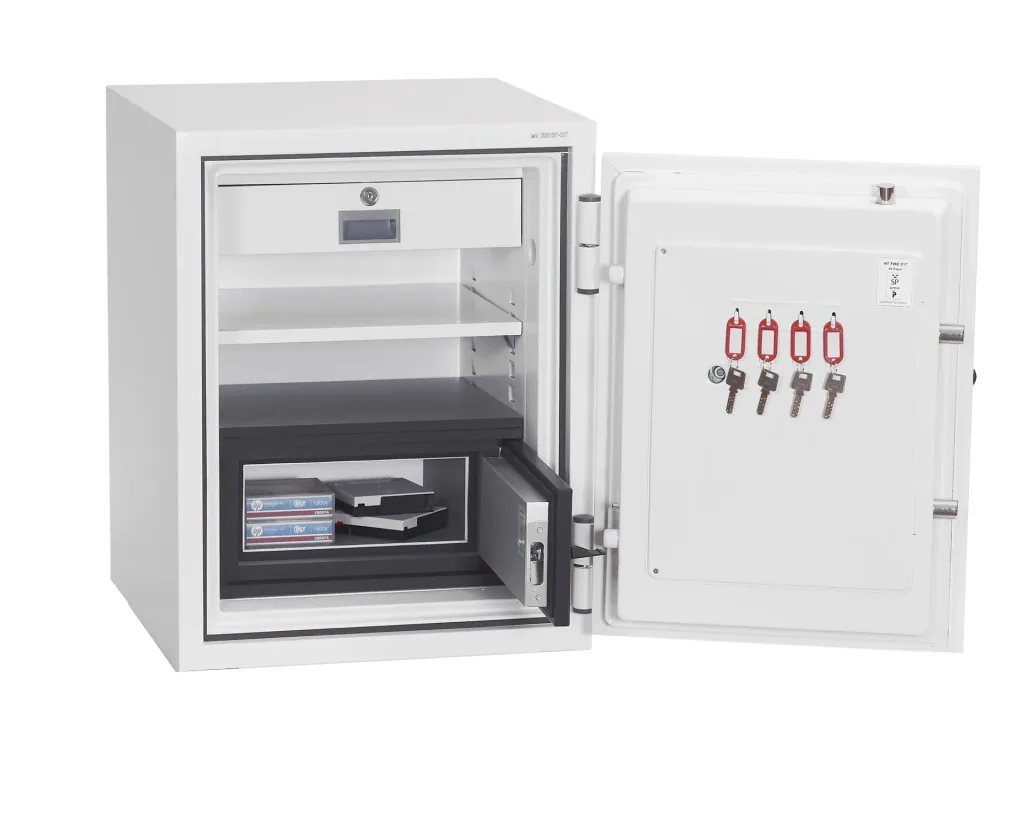 Data protection safe Datacombi size 1 with key lock