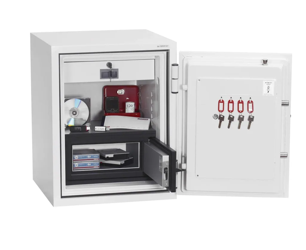 Data protection safe Datacombi size 1 with key lock