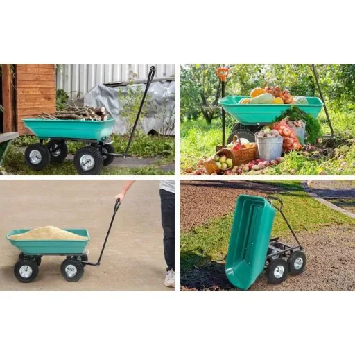 NL Garden cart with tipping function - 55L - Container: 87 x 47 x 20 cm