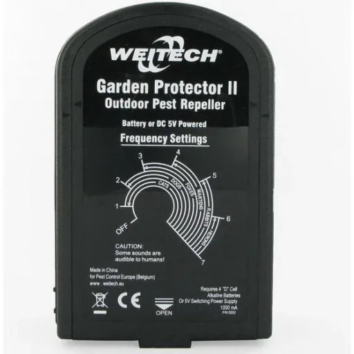 Weitech Garden protector 2 - Chases away foxes, rabbits, martens, cats and dogs from the garden