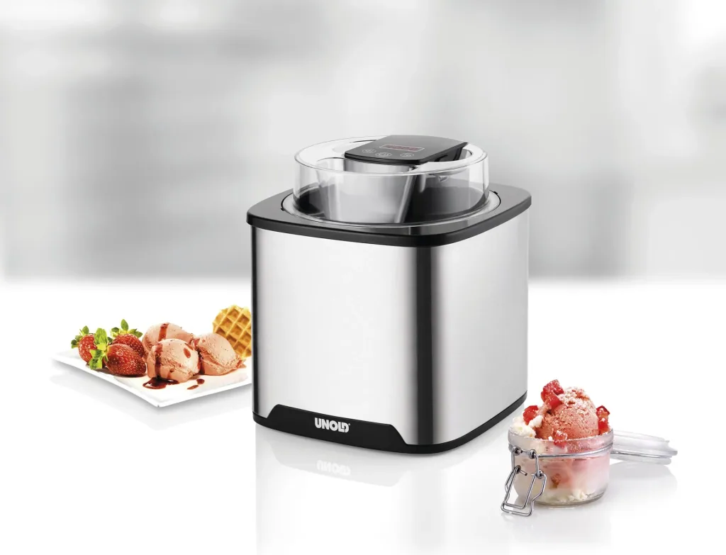Gelato ice cream maker 1.5 liter capacity, stainless steel