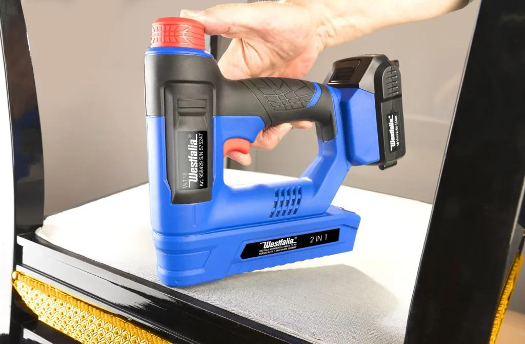 Cordless stapler 2 in 1 18 Volt Li-Ion WT18 with battery and charger