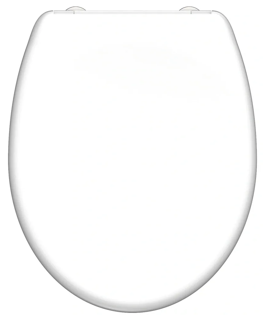 Duroplast toilet seat WHITE, with automatic lowering and quick release