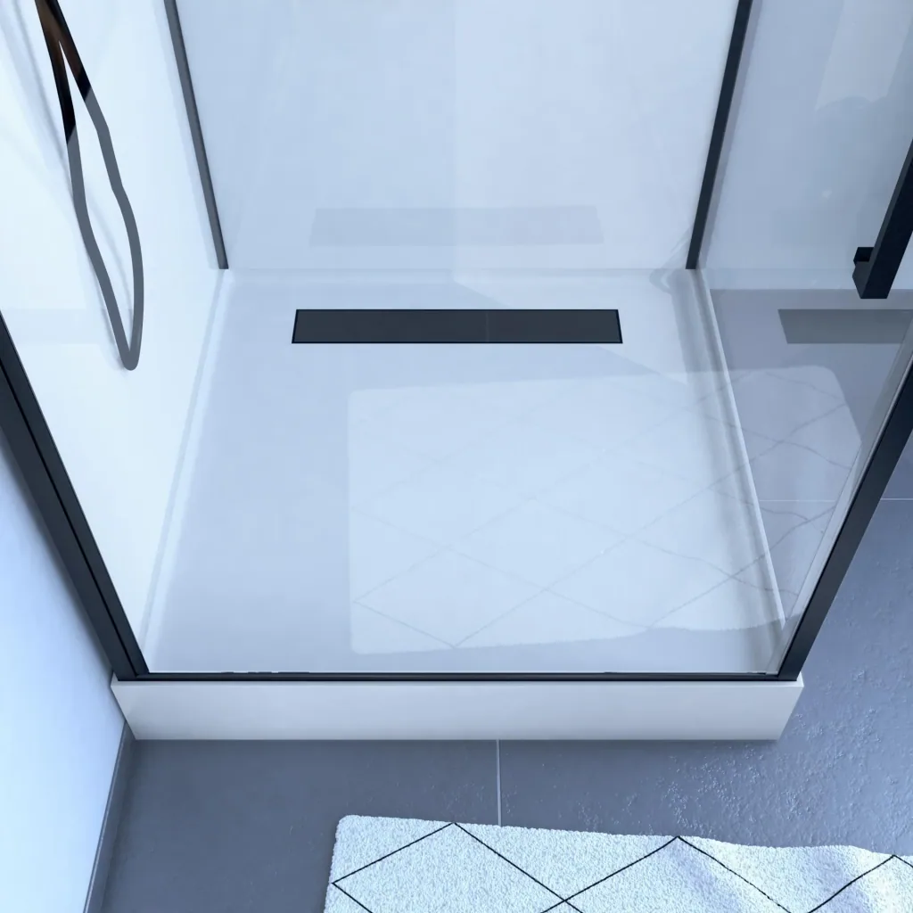 Komplettdusche "White Square" 90 x 90 x 215 cm