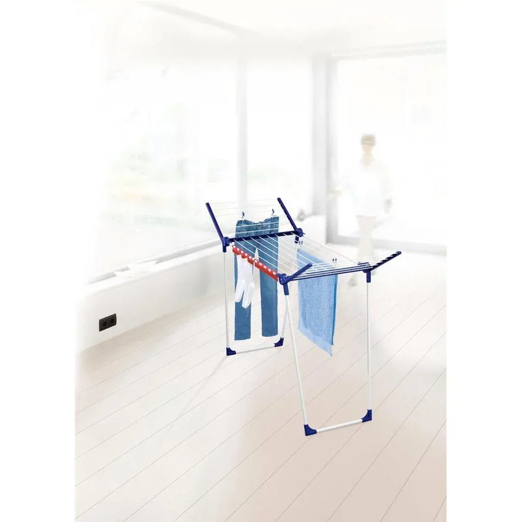 Foldable clothes airer - 55x157x87cm - 15 meters drying length - Pegasus 150 Solid Slim