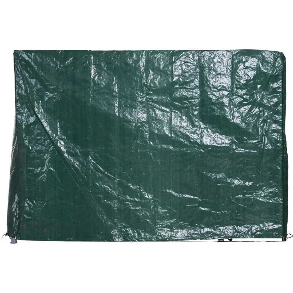 Tarpaulin protective cover garden furniture cover waterproof UV protection PE green 215 x 155 x 150 cm