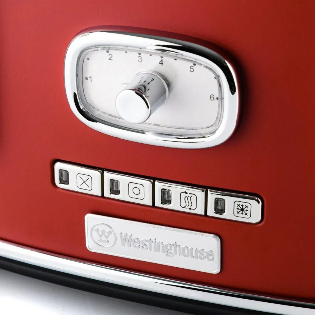 Retro Toaster - 4-slice Toaster - Red