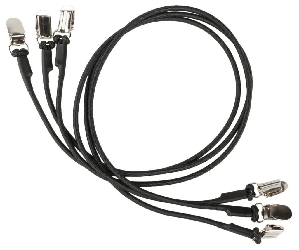 Fastening strap 3-part black