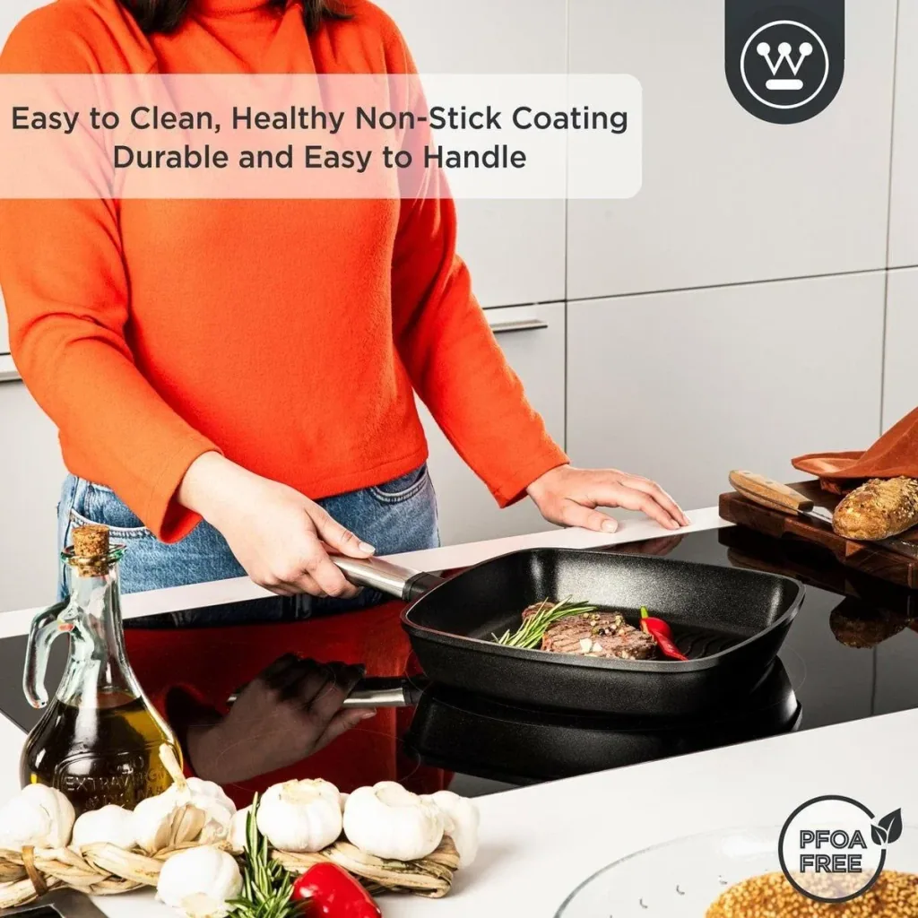 NL Performance Series Cookware Set - Saucepan 18 cm + Grill Pan 28 cm - Black