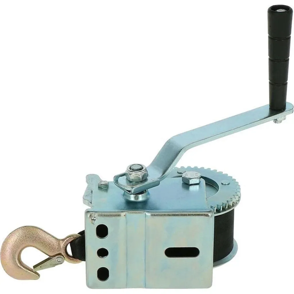 Hand winch 6 meters with strap - 800 LBS/363 kg