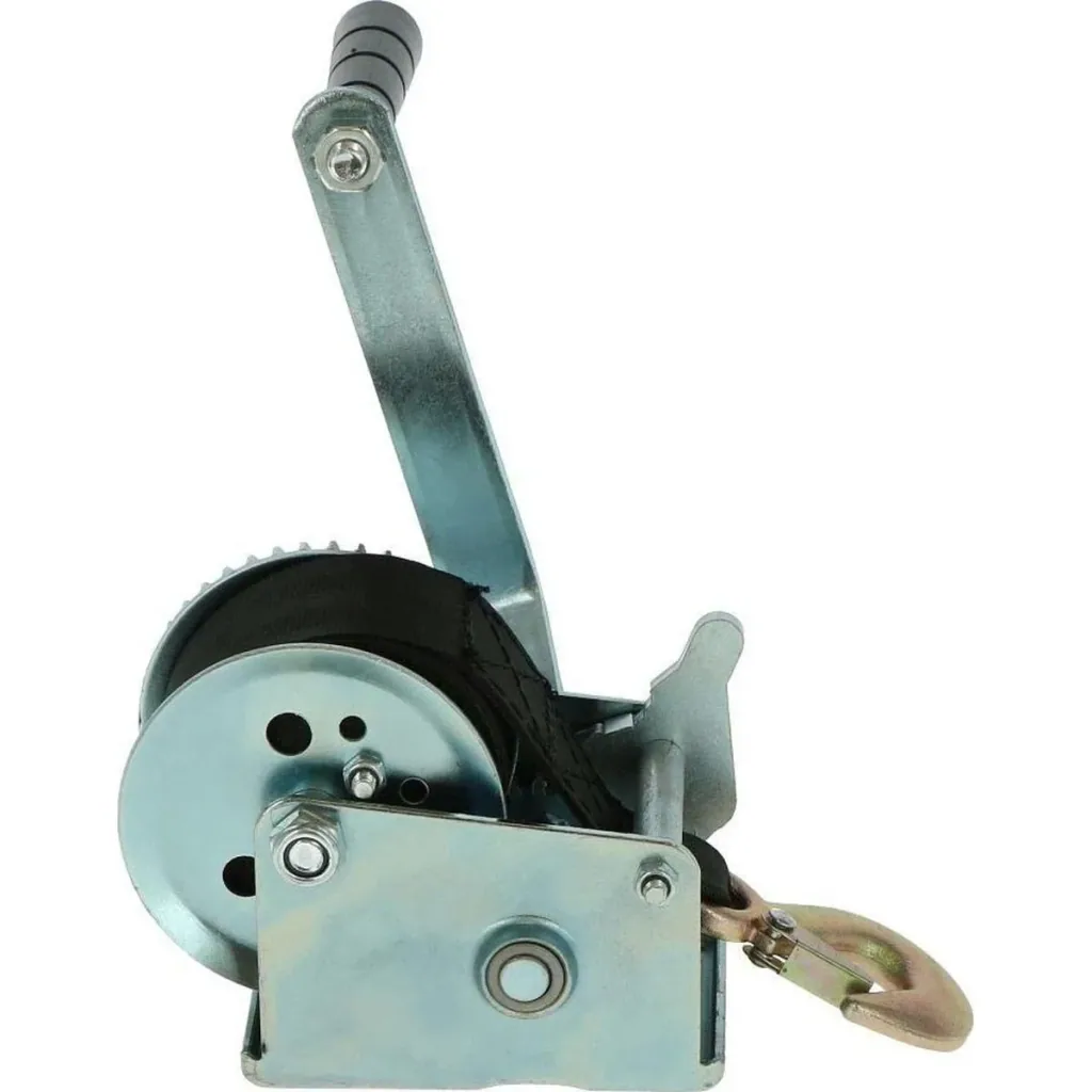 Hand winch 6 meters with strap - 800 LBS/363 kg