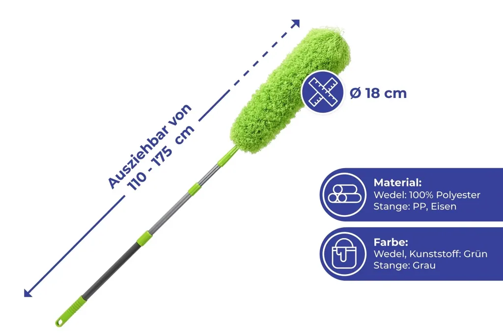 Telescopic feather duster