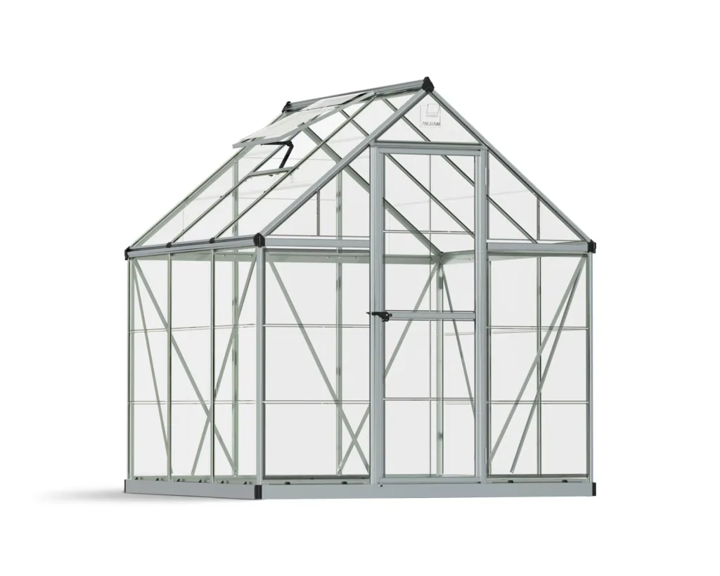 Greenhouse "Harmony" - 6x6, silver