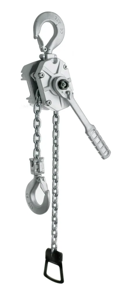 Aluminium lever hoist PAH 3200, load capacity 3200 kg, stroke 1.5 m, 1-fall