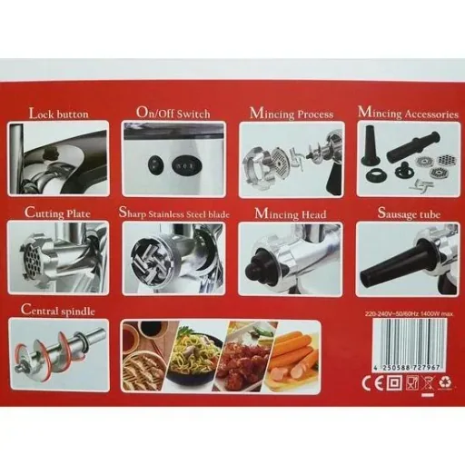 Electric meat grinder EMG-1200.2 - 1400 watts