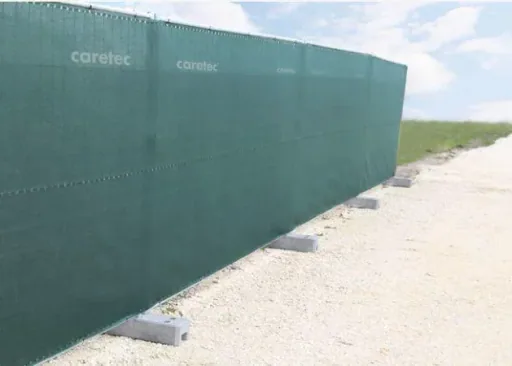 caretec privacy screen fabric, 1.5 x 50 m