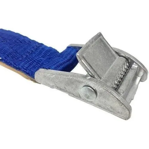 Lashing strap with buckle 2.5 meters x 25 mm - 2 pieces - 250 kg - GS / TUV