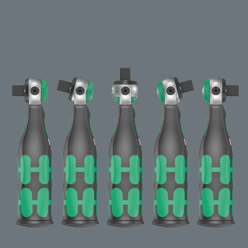 Zyklop Kompakt ratchet with integrated bit magazine, 13 pieces